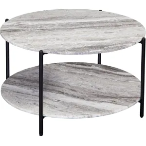 Coleen Green Marble Round Cocktail Table