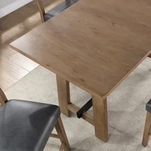 Aubrey Brown 7-Piece Counter Height Dining Set