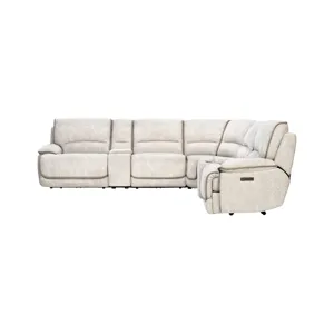 Olsen Dove 6-Piece Power Reclining Sectional