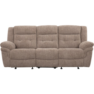 Sydney Brown Manual Recliner Sofa