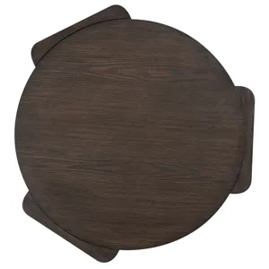 Salina Espresso Round Coffee Table