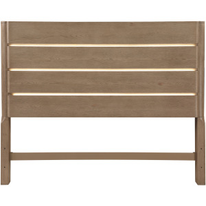 Theo Brown King Panel Headboard with LED Strip