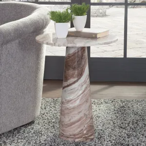 Joni Toronto Brown Marble End Table