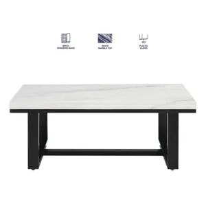 Lucca(Artemis White Marble Top Cocktai