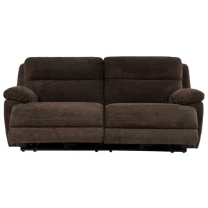 Gatlin Brown Power Reclining Loveseat Sectional