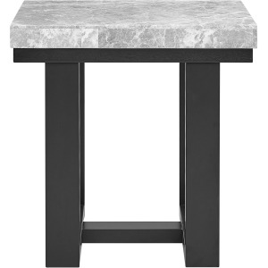 Lucca(Artemis Gray Marble Top End Tabl