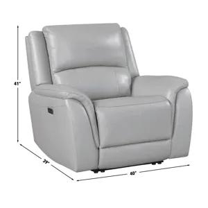Alexandria Power Recliner Stone