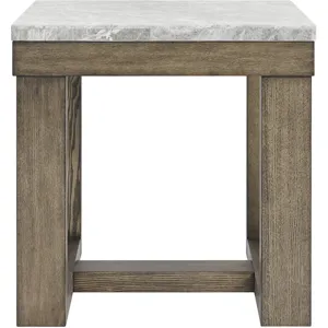 Calla Gray 3-Piece Marble Occasional Set