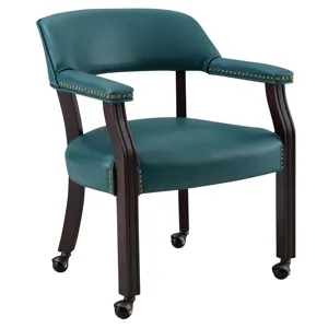 Tournament Arm Chair W/Casters, Teel