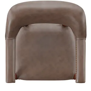 Tournament Arm Chair W/Casters, Brown