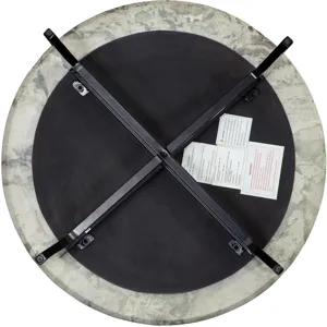 Hoxley Green Onyx Top Round Cocktail Table