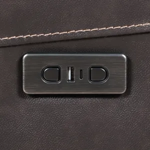 Alexandria Power Recliner Chocolate