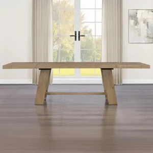 Orinda 72-108 Inch Dining Table With 2-18 Inch Leaves