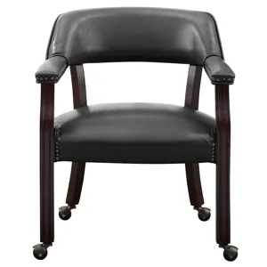 Tournament Arm Chair W/Casters, Gray