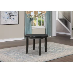 Markina Round Black Marble Table
