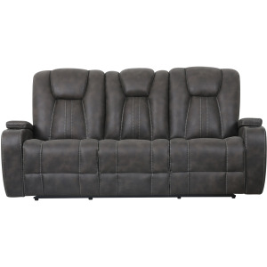 Marlow Charcoal Manual Recliner Sofa