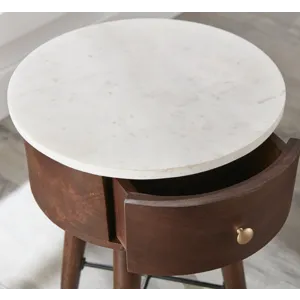 Bangalore White Marbletop Round