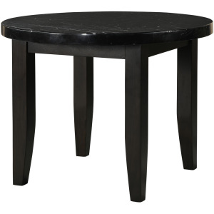 Markina Round Black Marble Table