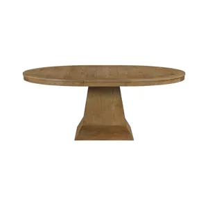 Vaughn 60-96″ Driftwood Table With 2-18″ Leaves