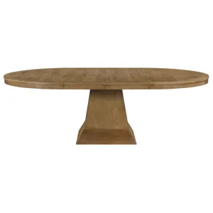 Vaughn 60-96″ Driftwood Table With 2-18″ Leaves
