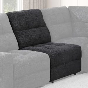 Snyder Black Armless Slider