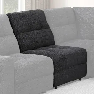 Snyder Black Armless Slider