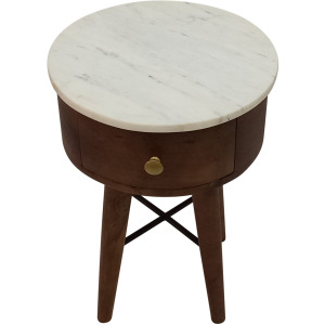 Bangalore White Marbletop Round