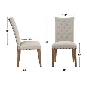 Riverdale Trestle Table W 6 Upholstered Chairs