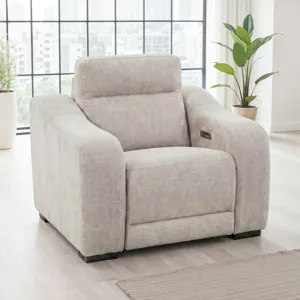 Conroe Cobblestone Power Recliner