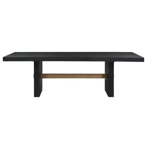 Aubrey 78-96" Dining Table W/18" Leaf, Black