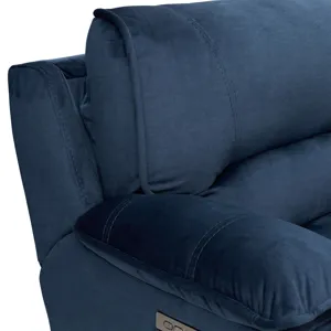 Olsen Indigo Power Reclining Loveseat Sectional