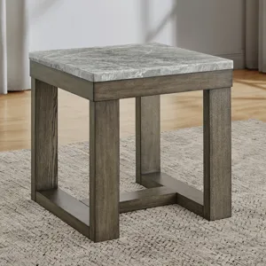 Calla Gray 3-Piece Marble Occasional Set