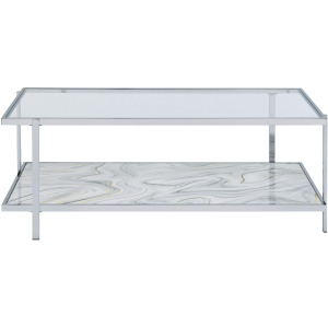 Mika Faux-Stone Coffee Table