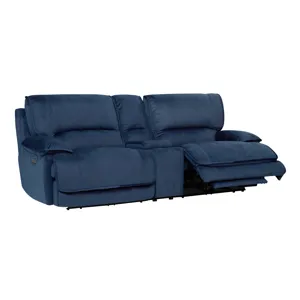 Olsen Indigo Power Reclining Loveseat Sectional