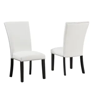 Artemis White Pu Dining Chair
