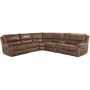 Lehi 6 PC Manual Reclining Sectional