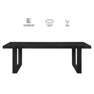 Reid Black 7-Piece Dining Set