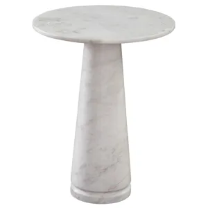 Joni Talita White Marble End Table Top