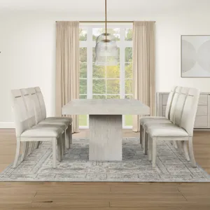 Garland 5pc Dining Set, Greige Finish