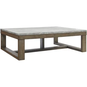 Calla Gray 3-Piece Marble Occasional Set