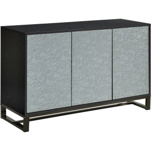 Mazie 3-Door Sideboard W/Pattern Mirror