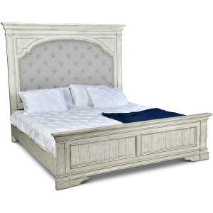 HighlandPark Highland Park White King Bed