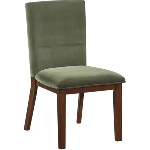 Zen Green Velvet Side Chair