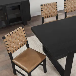 Reid Black 7-Piece Dining Set