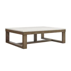 Calla White Marble Cocktail Table
