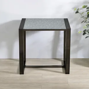 Mazie End Table W/Pattern Mirror