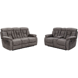 Bogata Manual Reclining Sofa & Loveseat Living Room Set