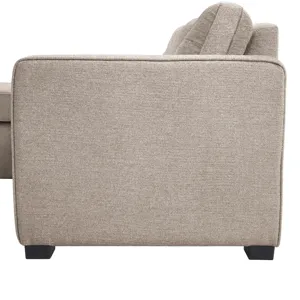 Noah Flippable, Convertible Storage Sleeper Chofa, Tan