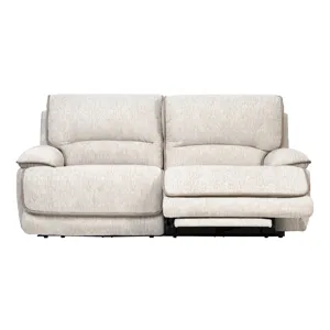 Olsen Dove Power Reclining Loveseat Sectional