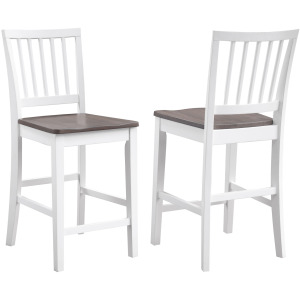 Joplin White Counter Chair